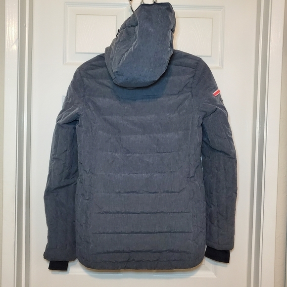 KILLTEC Level 5 Gray Ski Jacket with Detachable Hood Sz 8 - Picture 10 of 16